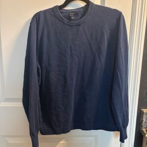 J. Crew Deep Blue Cotton Sweater